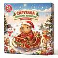 2026 Capybara Adventskalender, 24-dagars julnedräkning blindlåda med söta Capybara-överraskningar, samlarobjekt semesterpresent för barn och fans Large