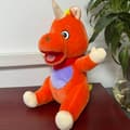 Buddy enhörning mjukisdjur, mjuk stoppad fantasidocka för barn*25cm*sittande ställning Sitting posture 25cm