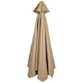 Miniatyrbillede 5 af 5: 2023 Varm Udskiftningsstof til Haveparasol, Tagdækning til 2,7 m 6-Arms / 8-Arms Terrasse Solparasol Stof 100% Nyt Tan Tan 270cm*8 Arms
