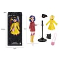 Coraline Plyschdocka Samlarleksak Regnrock Pyjamasversion Söt Stoppad Figur Present