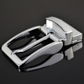 Miniatyrbillede 2 af 4: Herre Metal Spænde Bælte Udskiftning Antik Rektangulær Pin Spænde (Sort) C