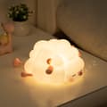 Genopladelig LED Natlampe til Børn Sød Romantisk Soveværelseslampe med 3 Dæmpbare Tilstande Pink Børnelampe