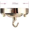 Miniatyrbilde 3 av 3: Rosa takkrok, retro jernkrok, allsidig takkrok for taklamper, tilbehør for hengende kroker{HH}