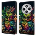 TPU+PU Læder Flip Cover Til Xiaomi Redmi 14C 4G/14R 5G/Poco C75 4G Mønster Printet Multicolor{hw} Multicolor Style L