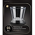 Miniatyrbillede 3 af 5: Honningpumpe, honningkrukke med stativ, honningkande - glas, premium diamantflaskedesign, kapacitet: 200 ml