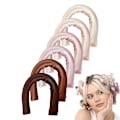 Miniatyrbillede 1 af 4: 6 stk. Lazy Heatless Curling Rod Headband Ingen Varme Silke Krøller Bånd Hårruller Sovende Hårruller Skum Rod Hårstyling Værktøj