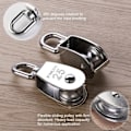 Miniatyrbild 2 av 3: 2-pack 25 mm enkel block, M25 rulle, last 400 kg