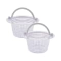 Ersättningskorg för poolskimmer (2-pack) - ovanjordspool genom väggen SkimmerBY Vit{F2}