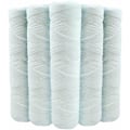 Miniatyrbilde 1 av 3: Sett med 5 spiralvannfilterpatroner Anti-sediment 9 tommer 3/4 - 5 mikron Kompatibel med 10 tommers filtre Produsert i Frankrike-cross