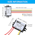 Miniatyrbillede 3 af 4: AC-DC Strømomformer AC 12V (10-28V) til DC 12V Spændingsreguleringsmodul{f2}