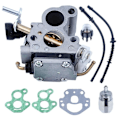 Pikkukuva 2 / 4: Kaasuttimen polttoaineletku KIT Yhteensopiva Husqvarna 435 440 435E 440E Jonsered CS410 CS2240