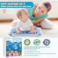 Miniatyrbilde 5 av 10: Oppblåsbar mageleke Premium Baby Vannlekematte for spedbarn og småbarn Babyleker for 3 til 24 måneder, Styrk babyens muskler{f222}