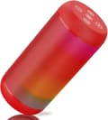 Bärbar Bluetooth-högtalare med dubbla element, djup bas, trådlöst stereoljud, AUX TF USB, 18 timmars speltid, RGB-ljus, Bluetooth 5.3 för hemmafester och utomhusbruk
