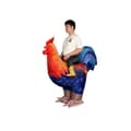 Ilmatäytteinen Halloween-asu, sininen kukko Sapphire Rooster 150-190CM