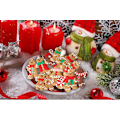 Miniatyrbilde 8 av 8: 12 stk Pepperkake-menn Pynt til Juletreet, Assorterte Plast Pepperkakefigurer Pynt, Juletre Hengepynt, 3 Tommer Høy