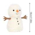 Miniatyrbillede 5 af 7: Jellycat Lille Snemand Udstoppede Dyr Plyslegetøj Snemand Blød Dukkelegetøj Sød Plys Julepynt Gaver til Teenagere Voksne Baby