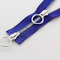 Miniatyrbild 1 av 5: 5# 70/90cm Metall Dragkedja Dubbel Slider Rund Ring Dragkedja För DIY Sömnad Kläder kungsblå royal blue 70cm