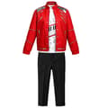 Halloween-kostume til børn, Michael Jackson-inspireret popstjerne-outfit til danseshow, fest og karneval J3pcs 110