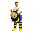 Ilmatäytteinen mehiläisasu Halloween-esiintymisiin Riding Bee 150-190CM