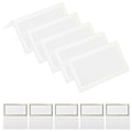 Miniatyrbild 4 av 4: 100 st DIY Blanka Bordsplaceringskort Festanvändning Blankt Placeringskort Matbord Pappers Namnkort{F2]