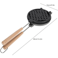 Pikkukuva 4 / 9: Waffelteline Kahdella Puolella, Tarttumaton Uuni, Liedelle Sopiva Wafflerauta, Irrotettava Kahva, Waffeleille, Voileiville, Paahtimelle