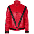 Michael Jackson Thriller-jacka Cosplay-kostym Halloween Scenframträdande Outfit Red coat XXL