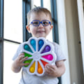 Pikkukuva 4 / 8: Fat Brain Toys Dimpl Digits - Ponnahdus, Numeroiden Oppiminen Aistien Esikooulun Leikki