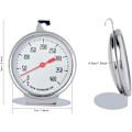 Miniatyrbild 2 av 7: Ugnstermometer Temperaturmätare Direktavläsningstermometer Rostfri Sond Håll Urtavla Stor Kaliber Baktillbehör för Kök{EE}