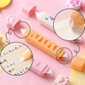 Miniatyrbillede 3 af 5: Kawaii Kattepote Penalhus med Viskelæder, Blyantspidser, Korrektionstape til Teenagepiger, Transparent Boks{F2}