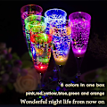 Miniatyrbillede 5 af 5: 6-pak LED vinglas, champagneglas, lysende glas, LED væskeaktiverede champagneglas