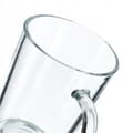 Miniatyrbild 6 av 10: KADAX Kaffe- och teglas 410 ml glasmugg med handtag, set med 2 glas