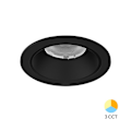 Miniatyrbillede 3 af 4: Sæt med 5 Braytron Black 10W 3in1 IP20 forsænket LED-spotlights Svart