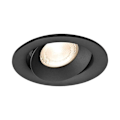 Miniatyrbillede 1 af 4: BRAYTRON Tetra-E2 spotlys, rund, sort, justerbar, diameter 95 mm, aluminium Svart