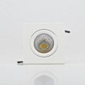 Miniatyrbild 2 av 4: Spot LED fyrkantig vit 3W 2700K Vit