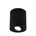 Miniatyrbillede 1 af 4: Loftslampe i aluminium GAMA-8010B rund GU10 35W Sort Svart