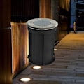 Pikkukuva 2 / 4: Ulkona pyöreä upotettu kohdevalo vedenpitävä IP67 35W GU10 Svart
