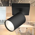 Miniatyrbillede 2 af 4: Påbygningsspot BETA-T2 Alu GU10 35W Sort Svart