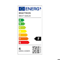 Pikkukuva 4 / 4: LED Ampulli G95 filamentti 6W E27 2200K Himmennettävä Bärnsten