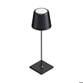 Miniatyrbillede 2 af 4: Sort genopladelig bordlampe 3W 3000K IP44 Svart