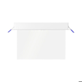 Miniatyrbillede 3 af 4: Indbygget LED-panel til toilet BRAYTRON - Hvid - 3W Vit