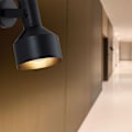 Pikkukuva 2 / 4: Dekoratiivinen seinävalaisin 1xE27 23W IP20 – Musta metalli Svart