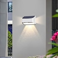 Miniatyrbillede 2 af 4: Solcelle LED væglampe 6W IP54 hvid Vit