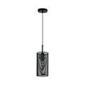 Miniatyrbillede 3 af 4: Suspension dekorativ 1xE14 23W IP20 – Sort Svart