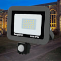 Miniatyrbild 2 av 4: LED-projektor 50W IP54 6500K med sensor Grå