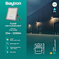 Miniatyrbild 3 av 4: LED-projektor 20W 3-i-1 2200lm IP65 IK06 – Grå Grå