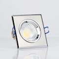 Miniatyrbild 3 av 4: Spot LED downlight - Matt krom - 5W - 217 lumen - Energiklass A+ - Inomhus Matt krom