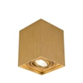 Miniatyrbild 1 av 4: Taklampa i aluminium GAMA-8010F fyrkantig GU10 35W Guld gyllene
