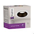Miniatyrbillede 4 af 4: Beta R1 spotstøtte rund hvid/sort MR16 GU10/GU5.3 vit svart