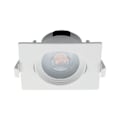 Miniatyrbillede 4 af 4: Hvid firkantet forsænket LED-spot 5W IP20 4000K Vit