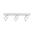 Miniatyrbillede 1 af 4: Loftslampe med 3 overflademonterede spots BETA-U1 Alu GU10 3x35W Hvid Vit